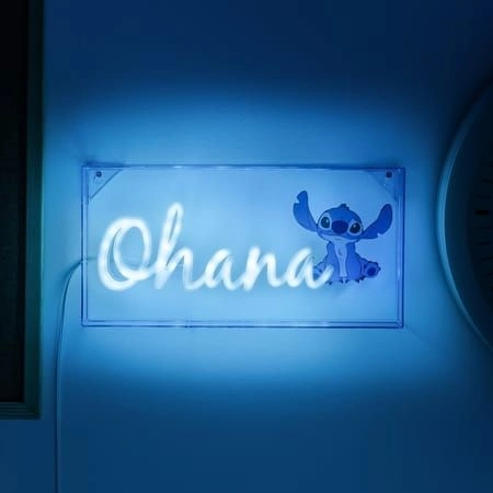 Stitch Ohana - LED Neon Light