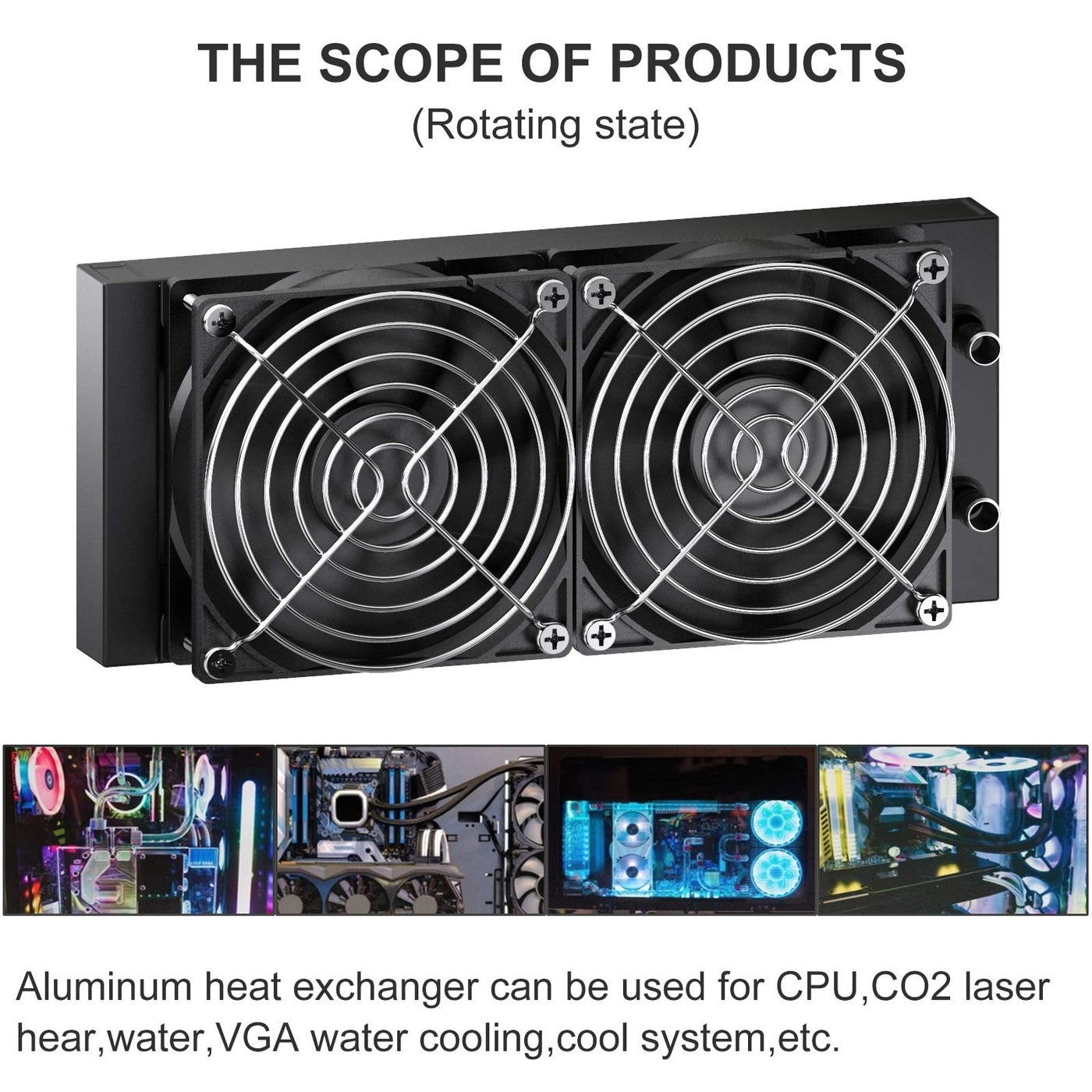 Water Cooling Radiator - 120 x 120 x 2