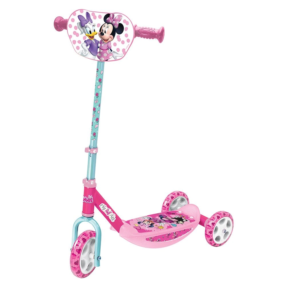 Smoby Minnie Mouse 3-Wheel Kick Scooter