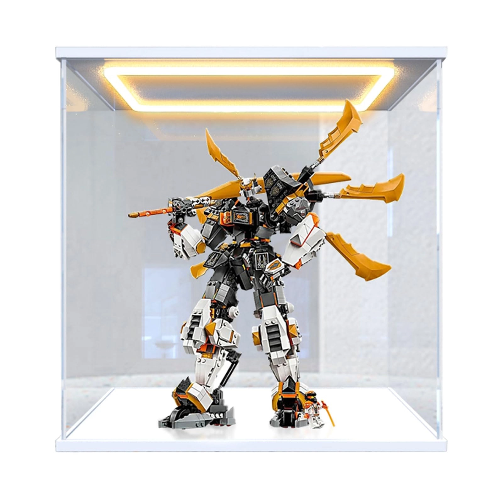 Acrylic display case (71821) - LED 45 x 30 x 45 cm Black