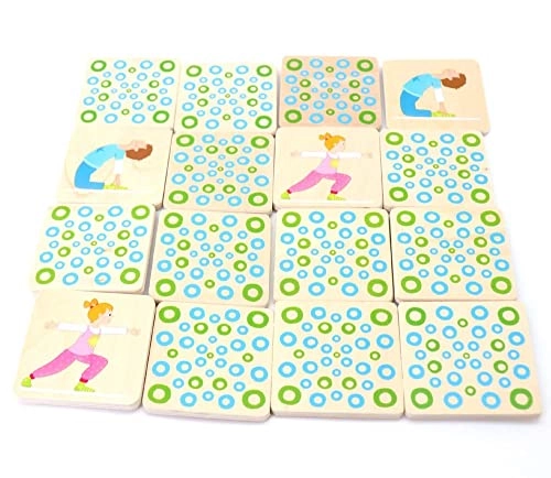 Memo gymnastic exercises - 36 months - 14 years 32 pieces