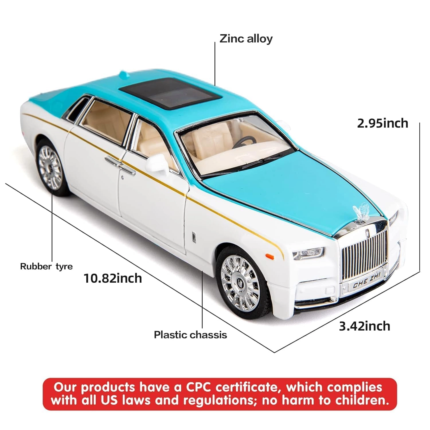 Rolls-Royce Phantom - 1:24 Scale 1.0 Count