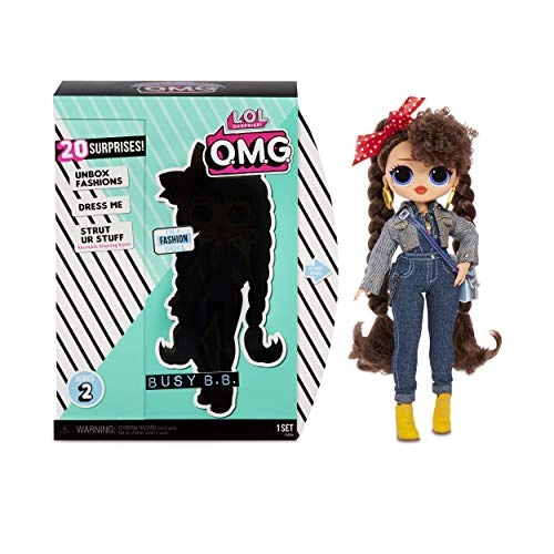 Busy B.B. Fashion Doll - 20 Surprises Poseable