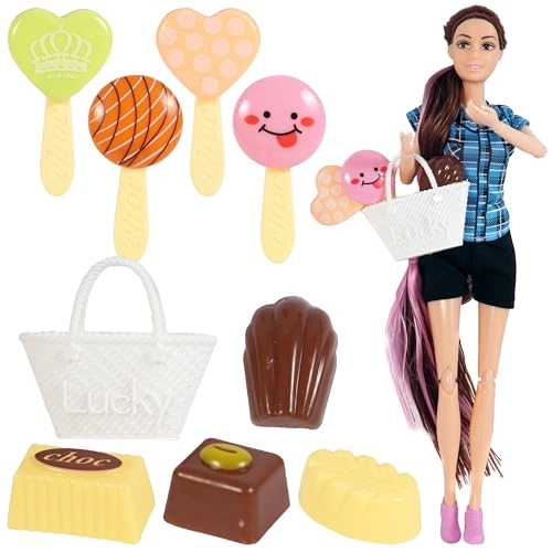 Beauty Doll with Candy Set - Multicolor Plastic Ages 3+