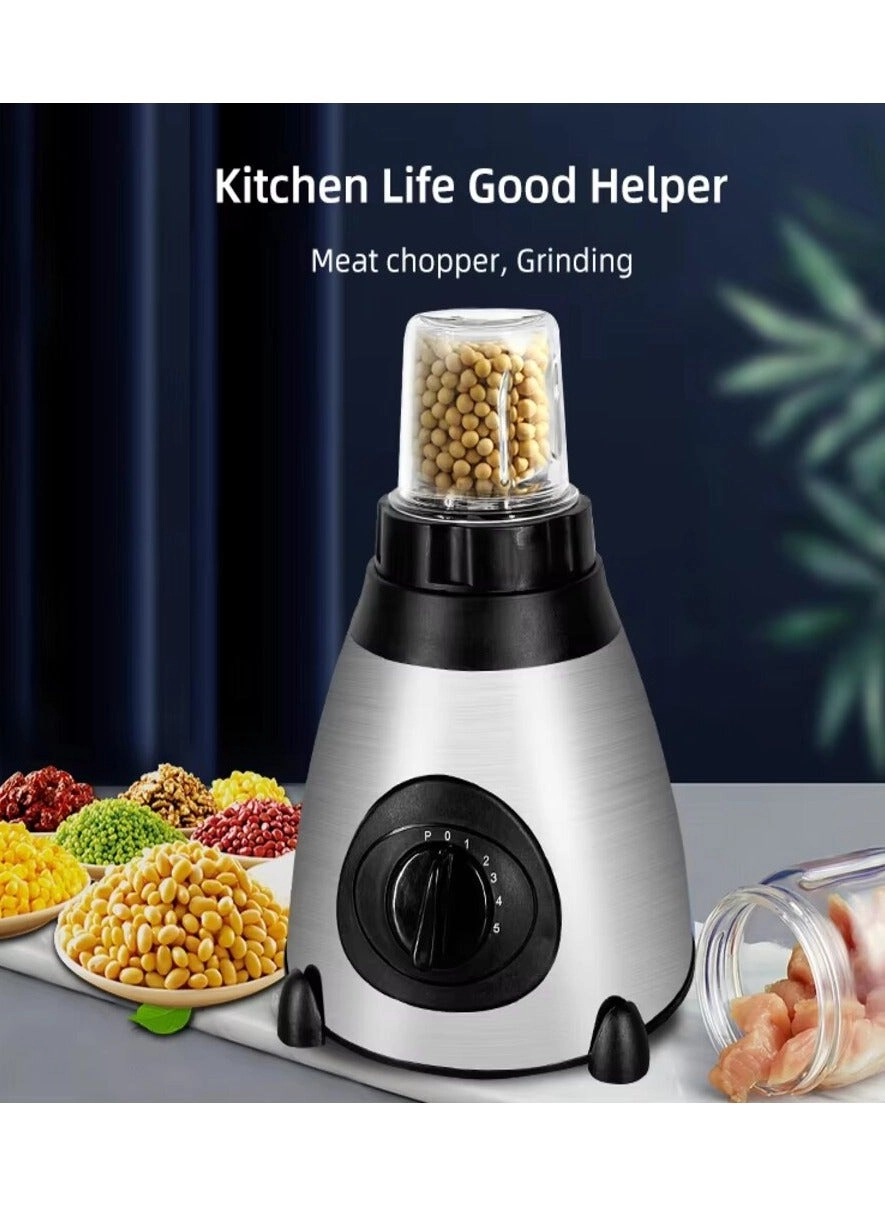 2-in-1 Blender - Heavy Duty Juicer & Coffee/Spice Grinder