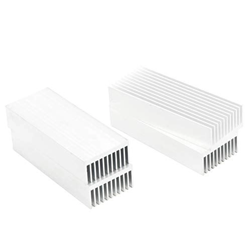 Aluminum Chipset Heatsink - 4pcs 100x40x20mm