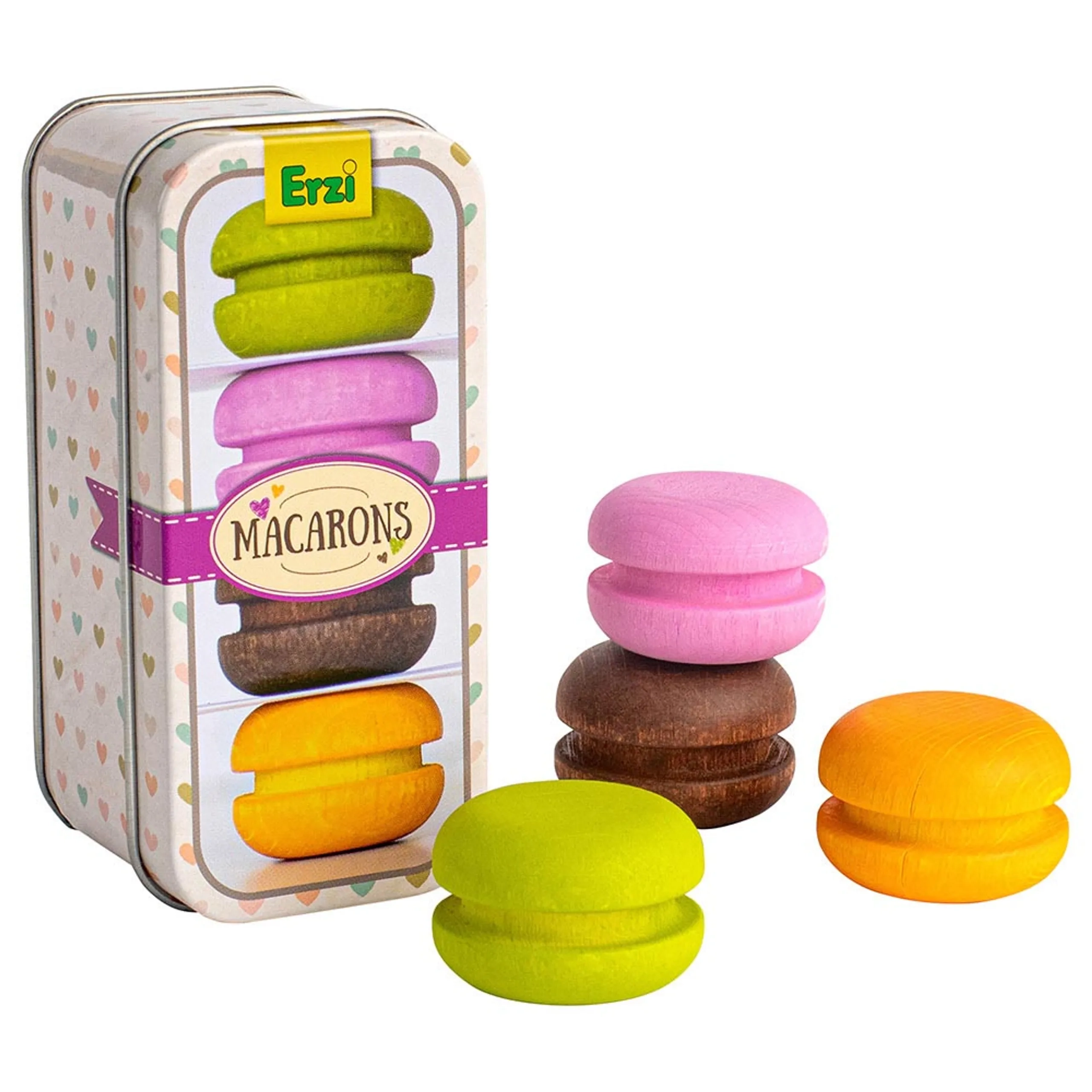 Erzi Macaroons In A Tin - 4pcs (24401497-13255E)