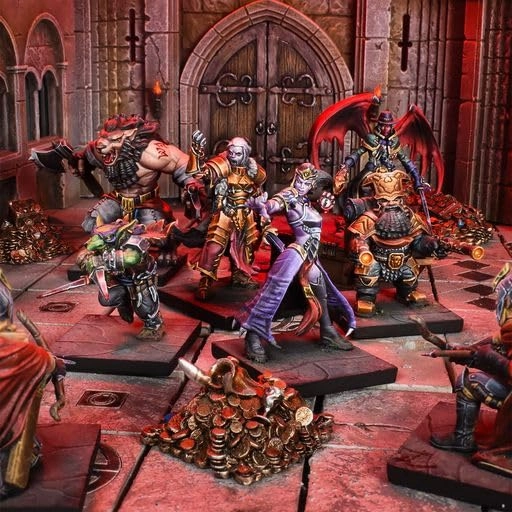 Terrain Crate Dungeon Adventures Dungeon Rogues - 6 PVC miniatures Unassembled and unpainted