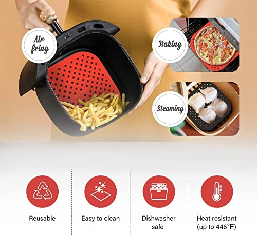 Silicone Air Fryer Liners - 2 piece(s)