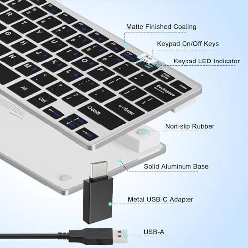 Ultra-Slim 78keys Mini Wired Keyboard - Wired