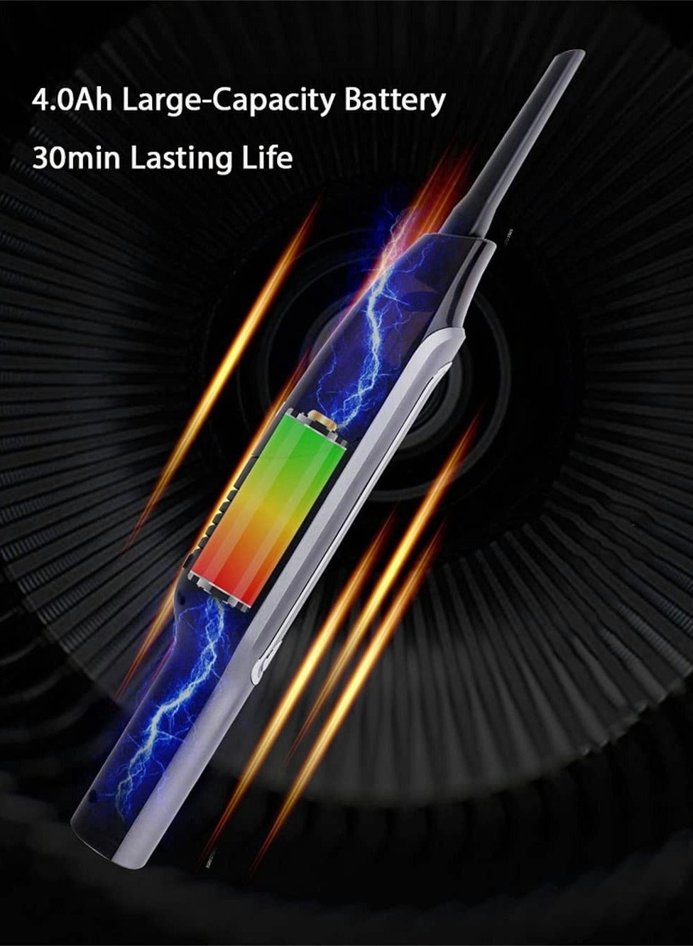 Handheld Car Vacuum Cleaner - 4000mAh