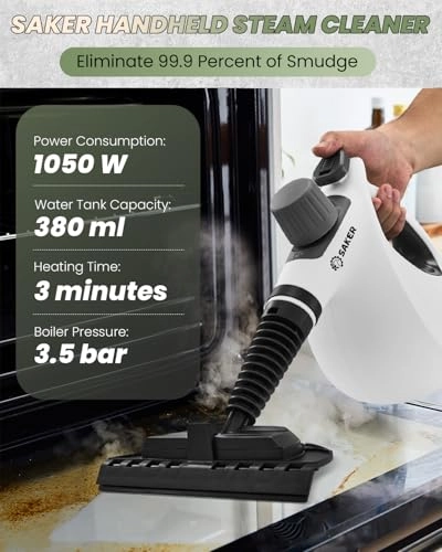 Handheld Steam Cleaner - 1050W Portable White
