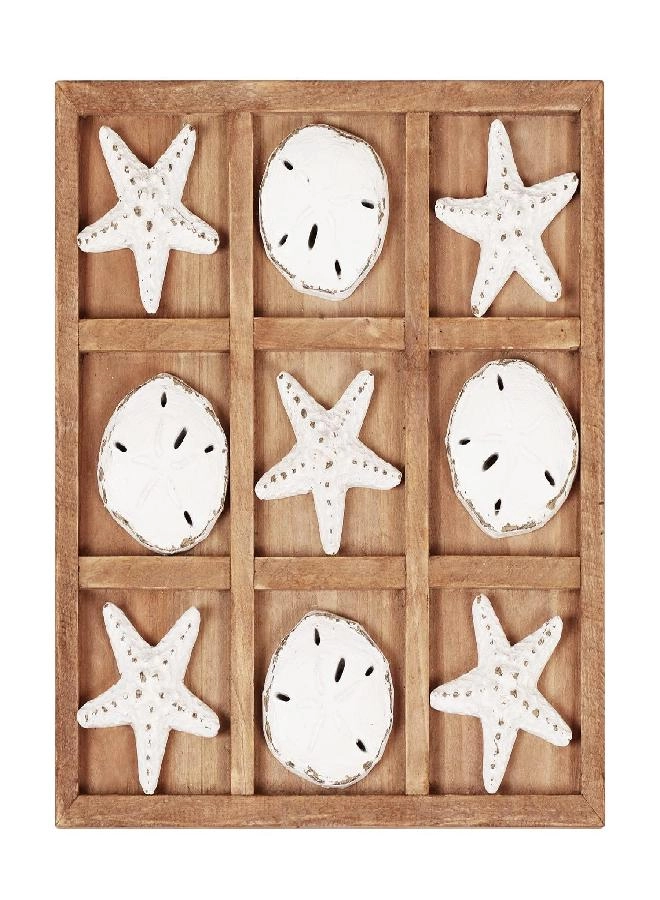 Tic Tac Toe - Cute Bear Decorative Wooden Travel