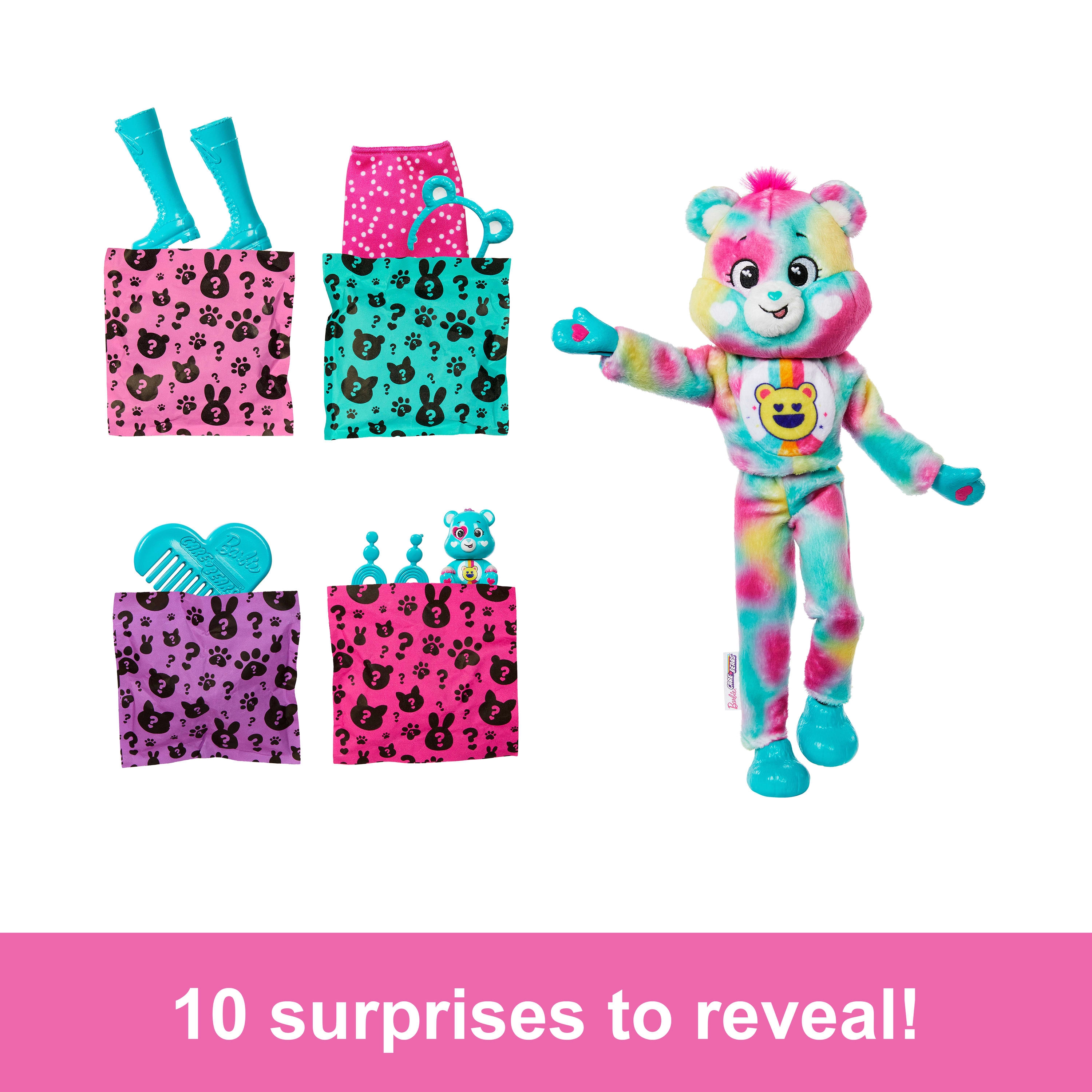 Cutie Reveal Care Bears Series 2 - Dream Bright Bear - 10 surprises Ages 3+