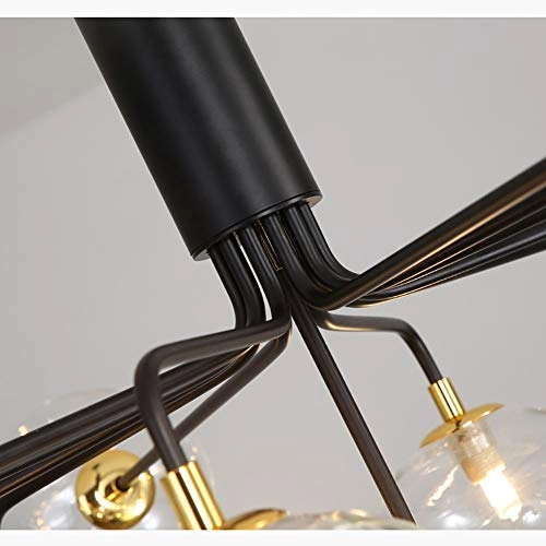 Deflated Shade Chandelier - 13 heads Golden