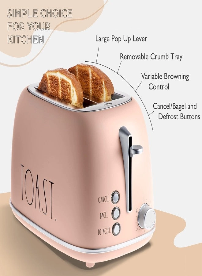 Retro Rounded Bread Toaster - 2 Slice