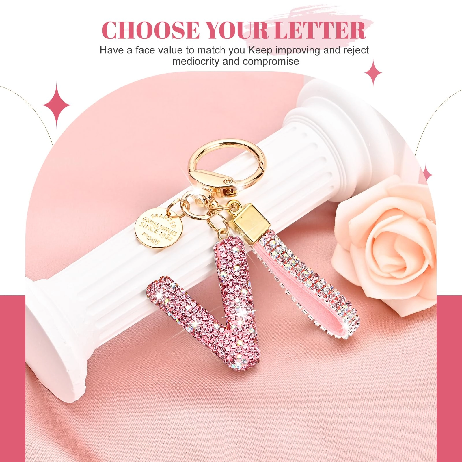 Initial Letter Keychain