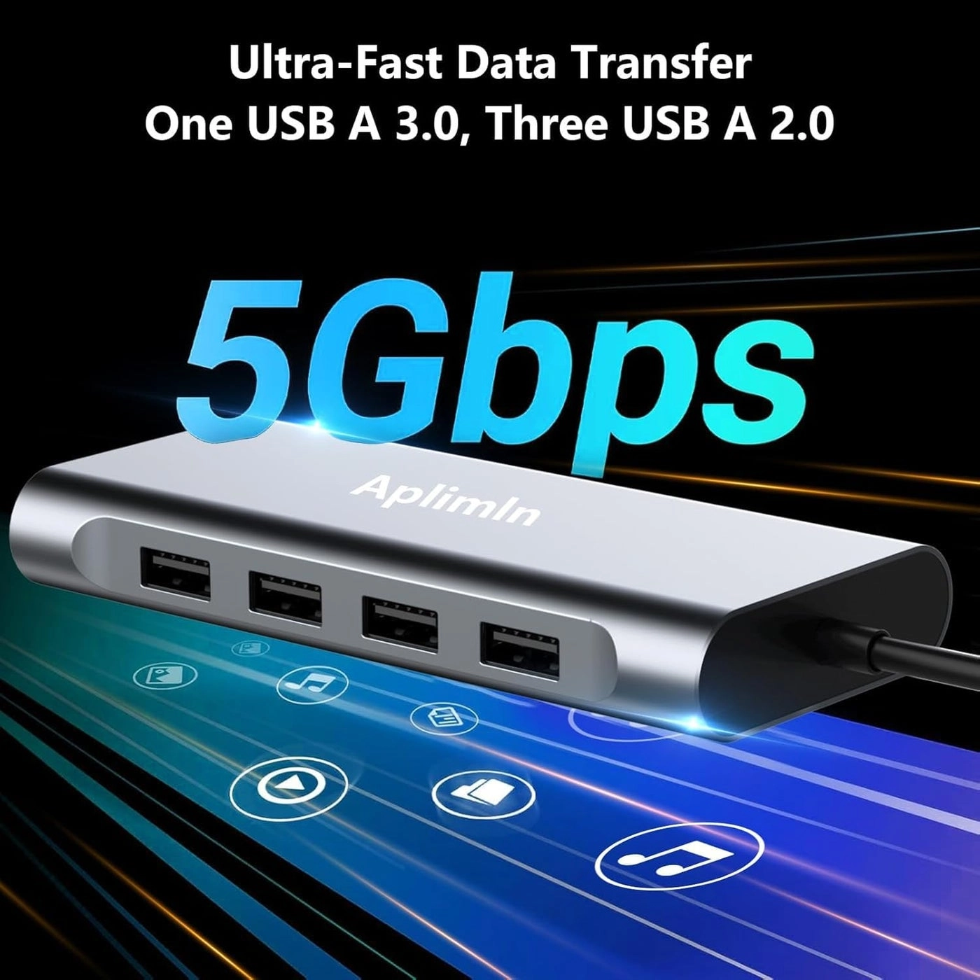 USB C HUB - 11 in 1 4K HDMI PD 100W