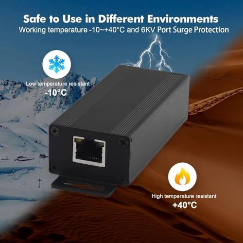 Gigabit PoE Injector - 55V 90W