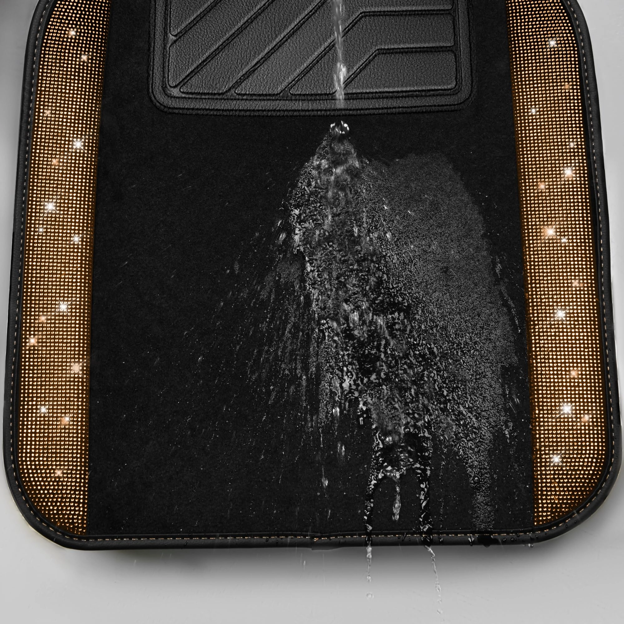 Bling Diamond Car Mats - 4.0 Count Universal Fit