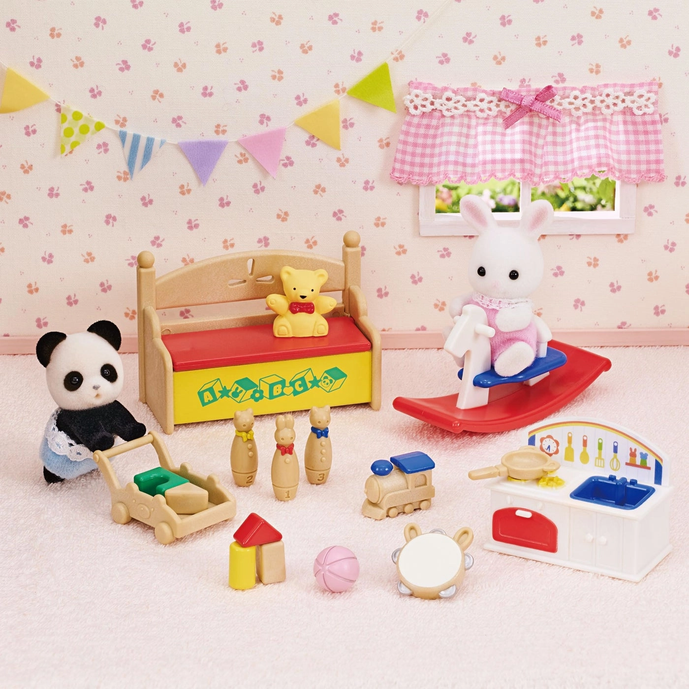 Baby's Toy Box + Snow Rabbit + Panda Babies