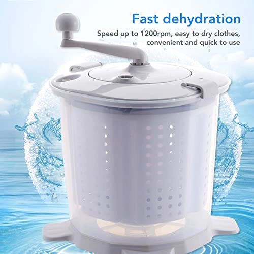 Manual Washing Machine, Portable Manual Washing Machine Nordic Grey for Dormitory