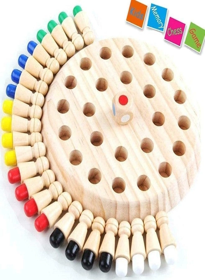 Wooden Memory Chess Game - 3+ 31 pieces