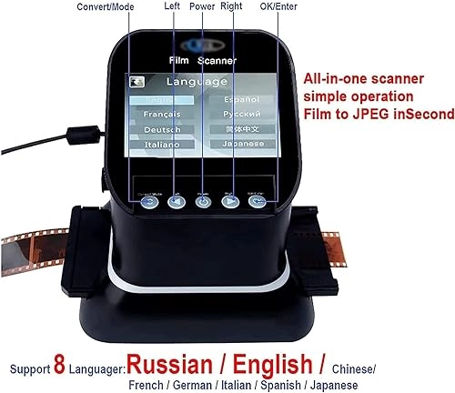 Digital Film Scanner - 120 1080P LCD Screen