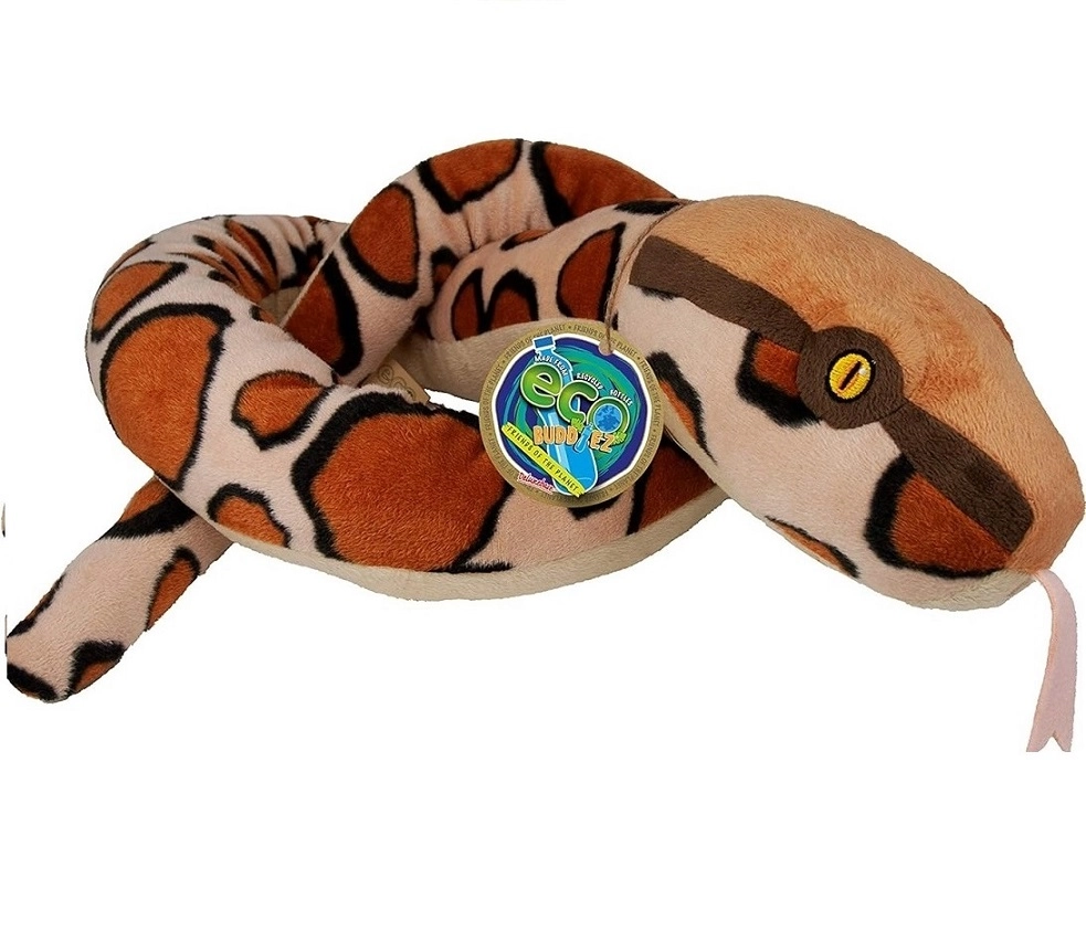 Deluxebase EcoBuddiez Burmese Python Plush Toy - 140 cm