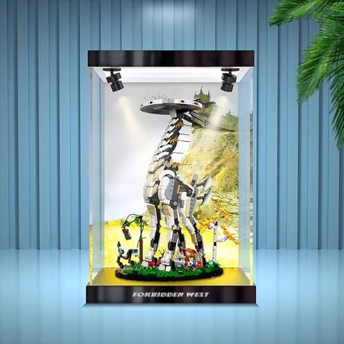 Display Case for Lego 76989 - 30 x 20 x 40 cm Black Heightened Base Background