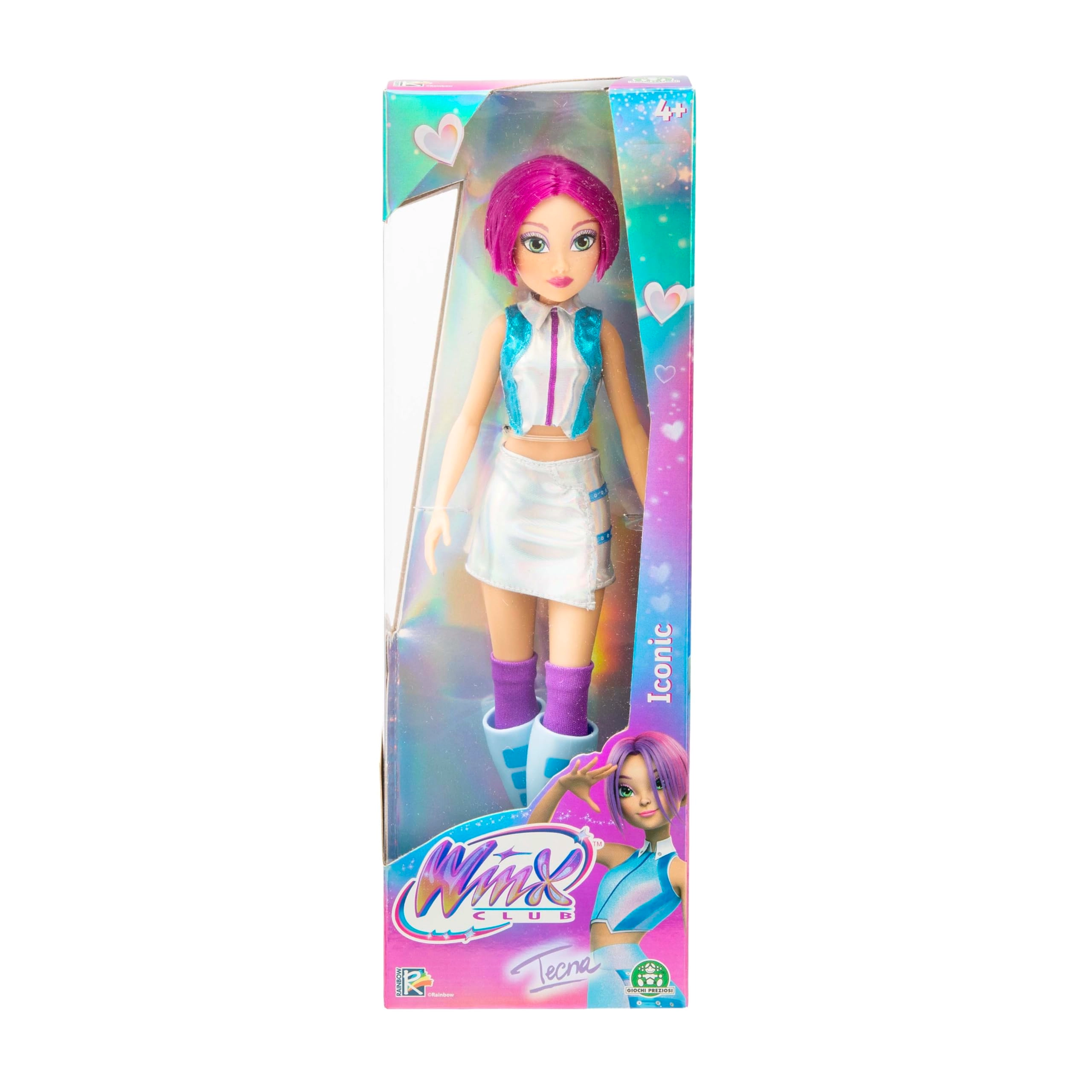 Winx Club Tecna Fashion Doll - 27cm Purple Bob Ages 4+