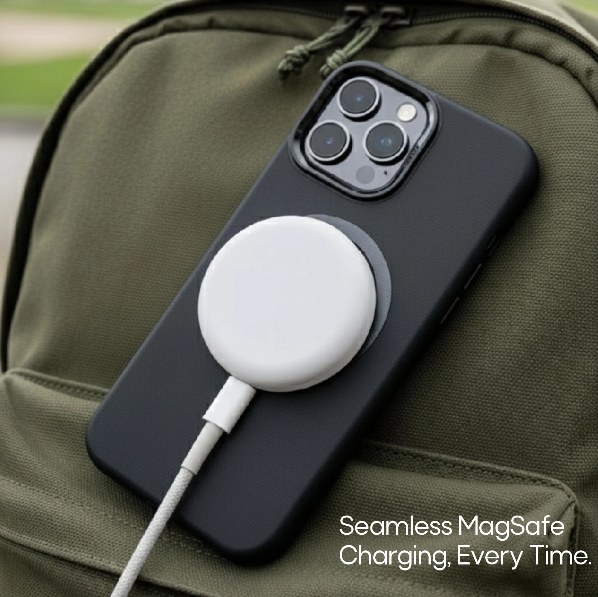 Leather Case Slim Fit with MagSafe for iPhone 15 Pro