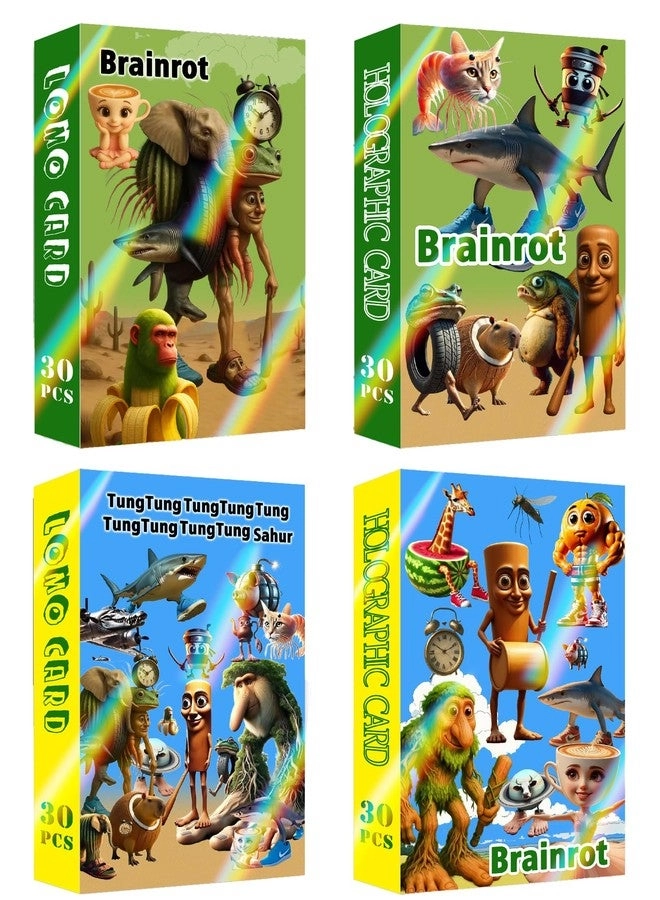 Truvart Italian Brainrot Cards - 60PCS 2 Boxes