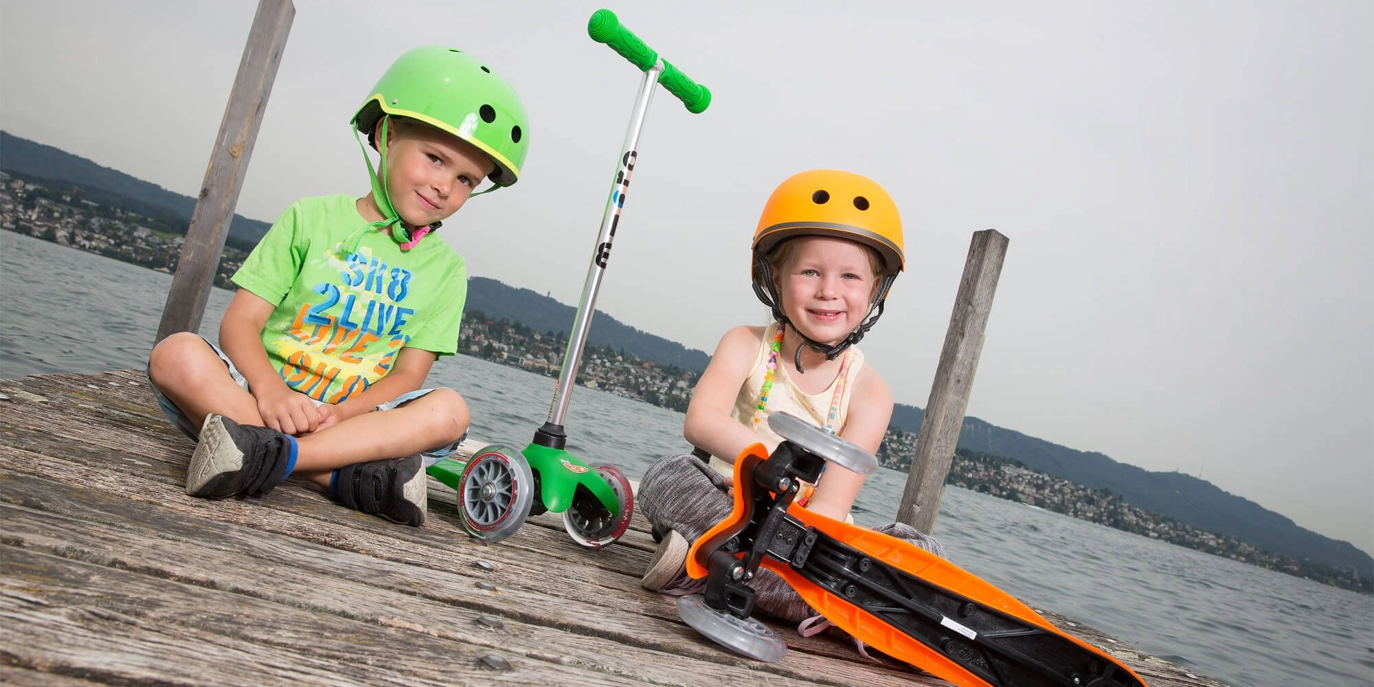 Mini Classic 3-Wheel Kick Scooter – LED