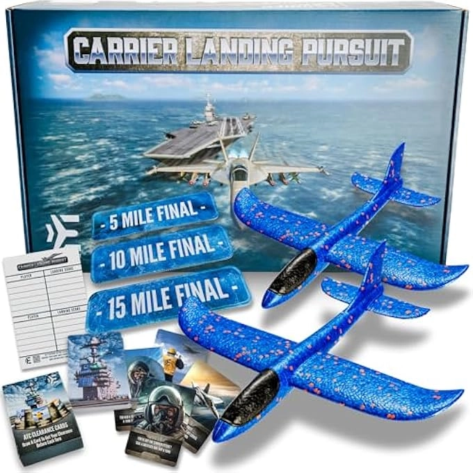 EntireFlight Carrier Landing Pursuit - Naval Aviation Game Foam Gliders