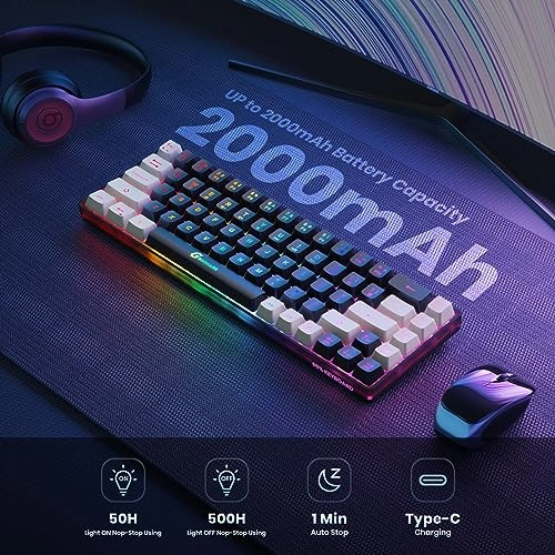 Wireless Gaming Keyboard-KB - 2.4G Wireless