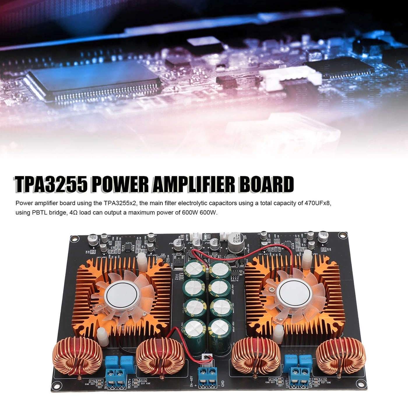 TPA3255 - Class D Stereo 600W