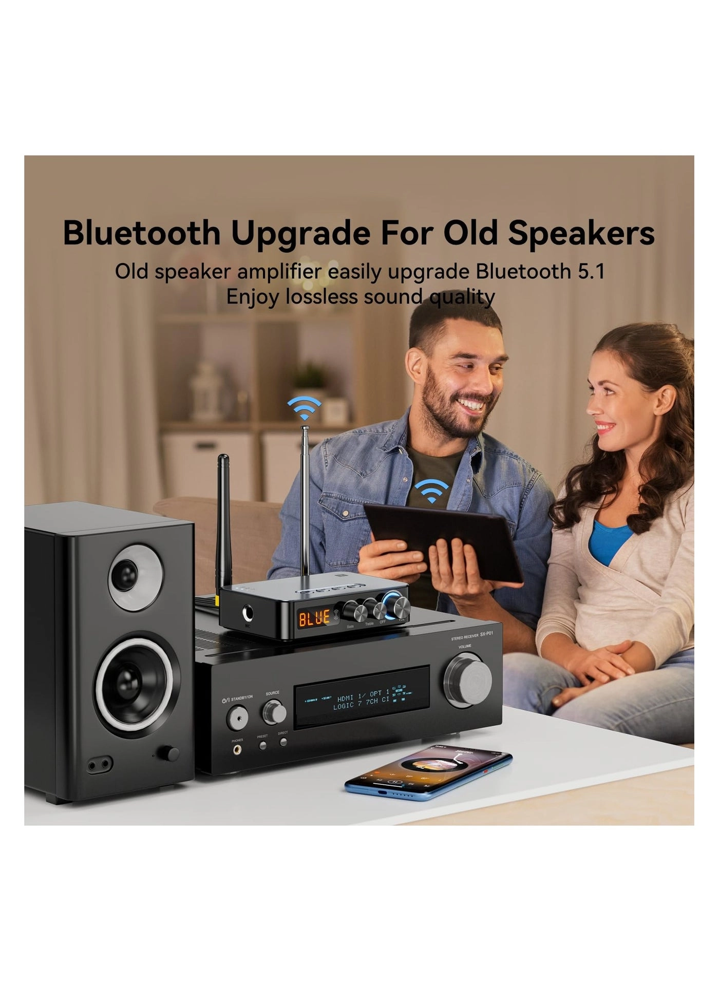 Bluetooth 5.1 Receiver for Home Stereo 5.1