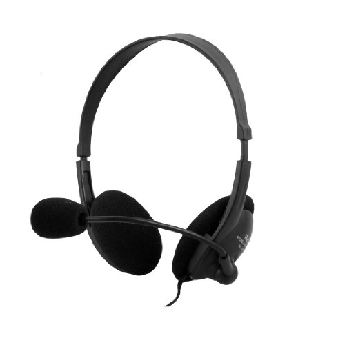 Computer 3.5mm Sponge Pad Mic Wired Headset