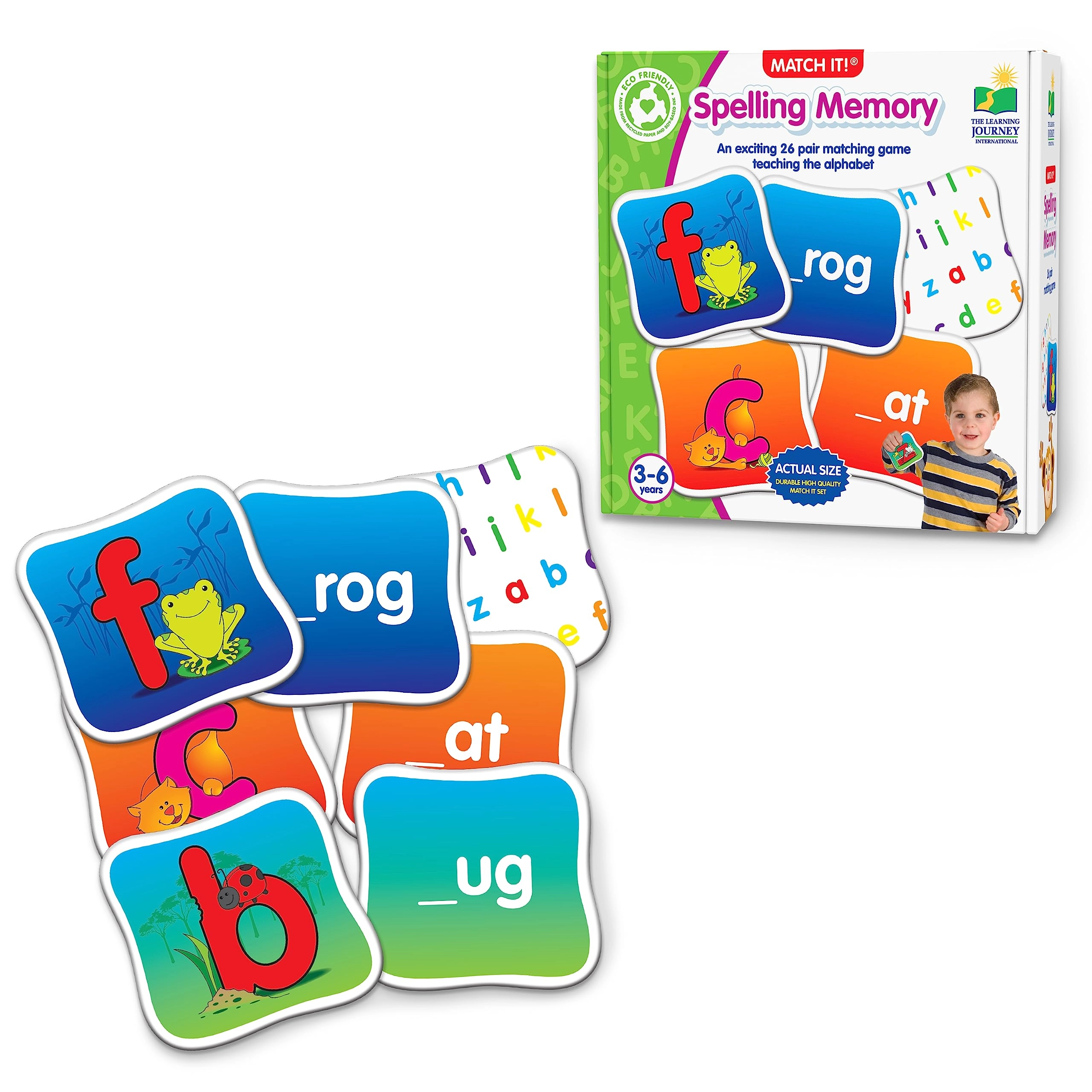 The Learning Journey Match It! Spelling Memory - 36 months - 6 years 1 pieces