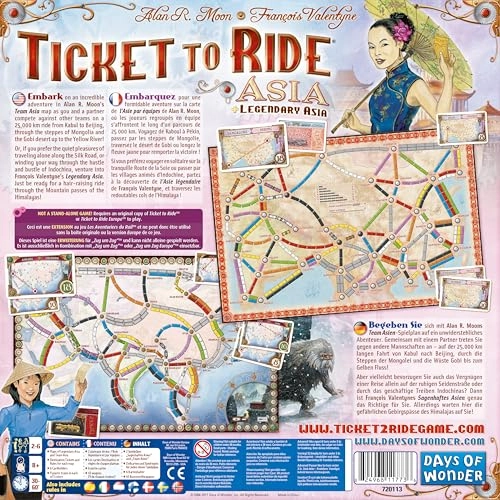 Ticket To Ride: Asia Map Collection