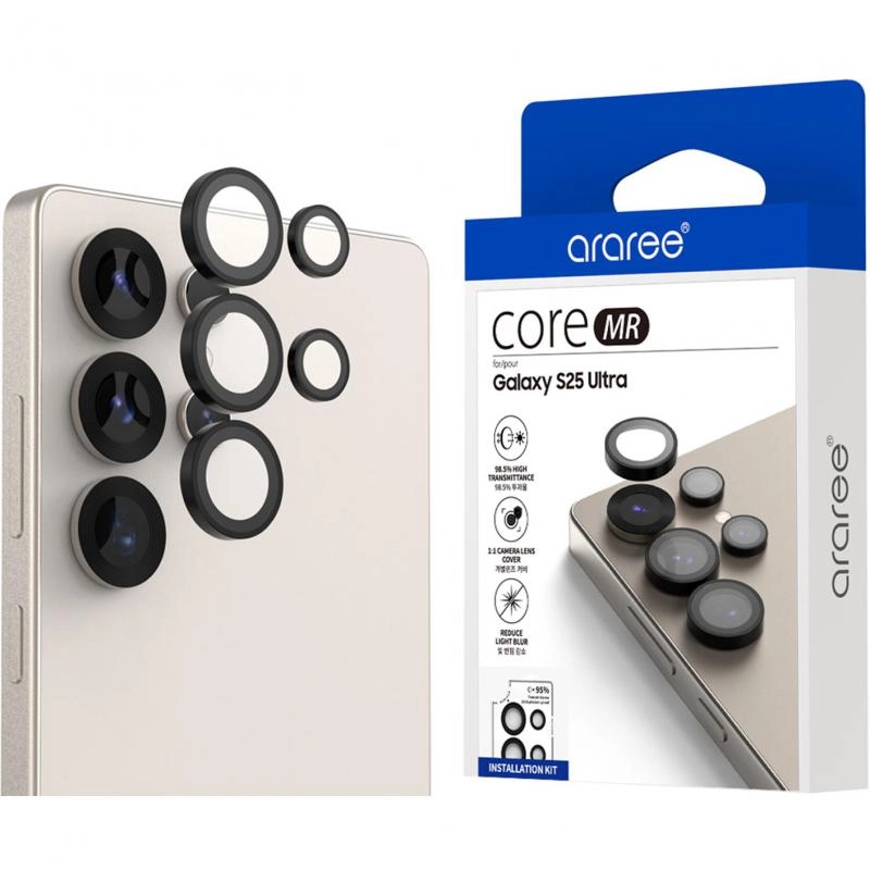 Privacy Aluminum Metal Frame Screen Protector for Samsung Galaxy S25 Edge