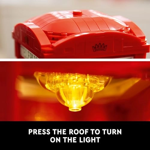 Red London Telephone Box (21347) - Model Kit Mobile Phone Stand