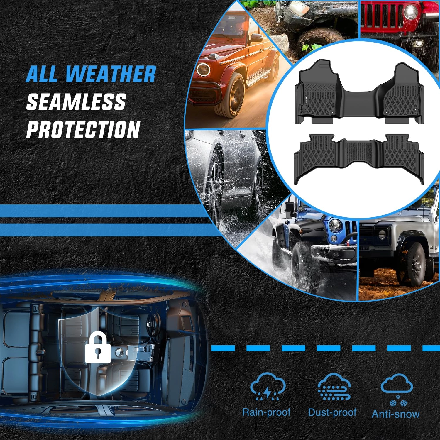 Mat-1080 - Dodge Ram 1500 Quad Cab 2013-2018 2019-2024