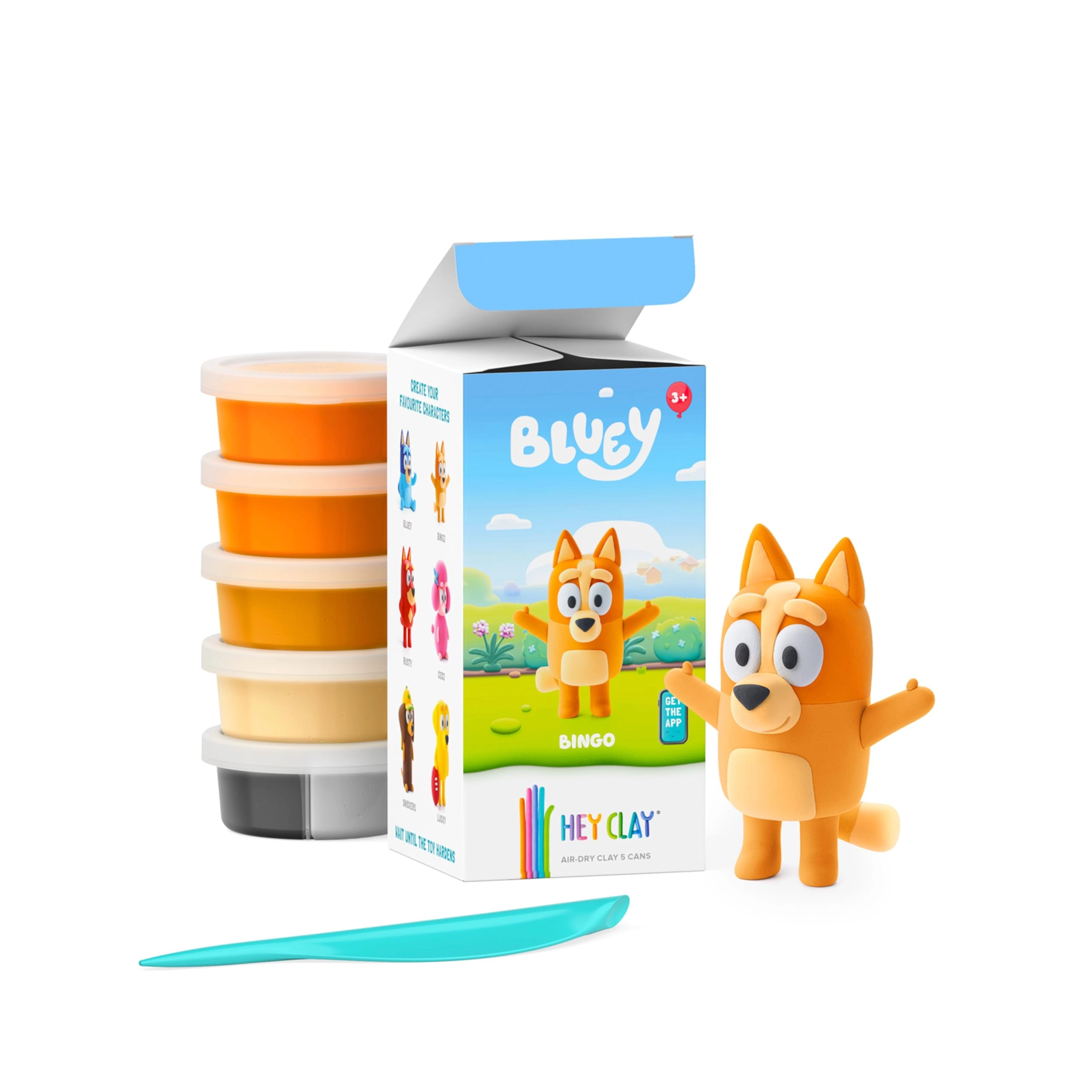 HEY CLAY Bingo - Modeling Clay 5 pcs 3+ years