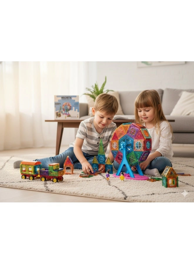 Magnetic Building Tiles Set