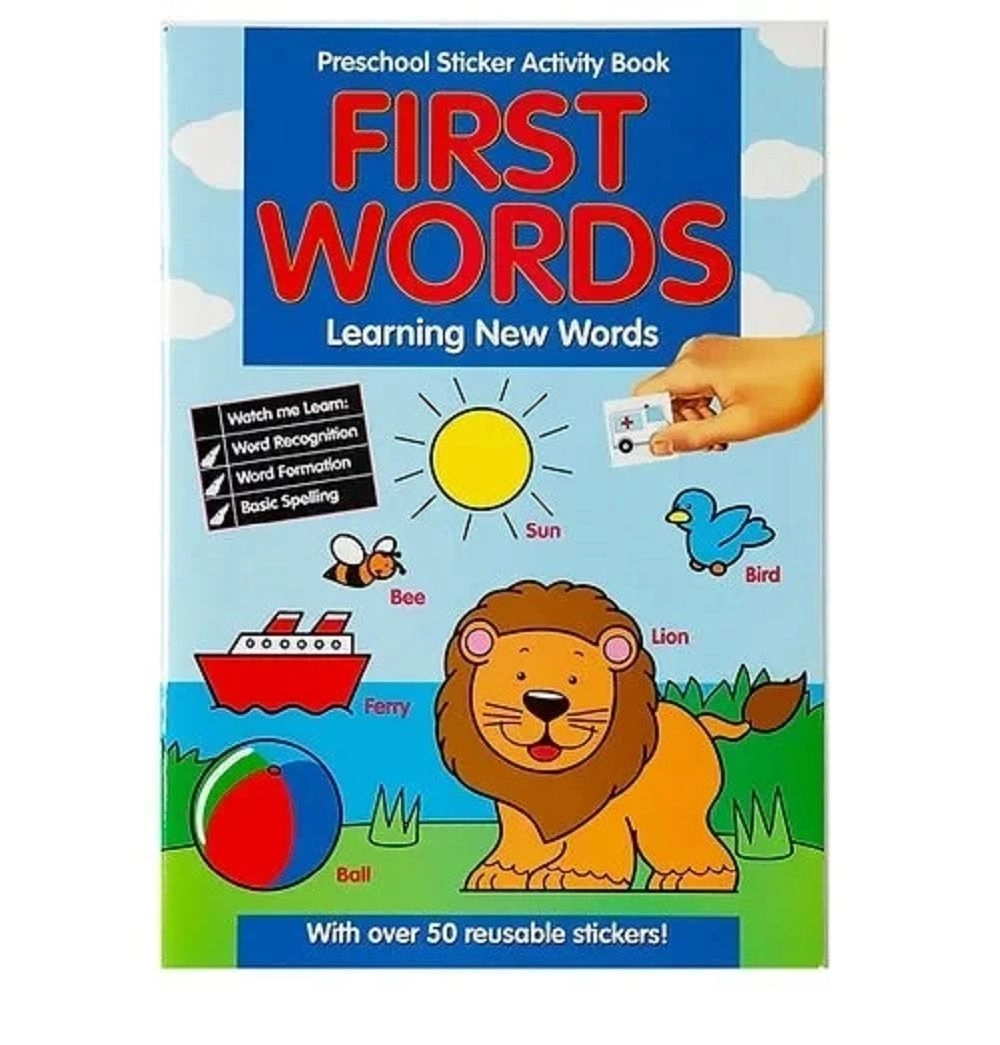 Preschool Sticker Book Reusable 50 pcs