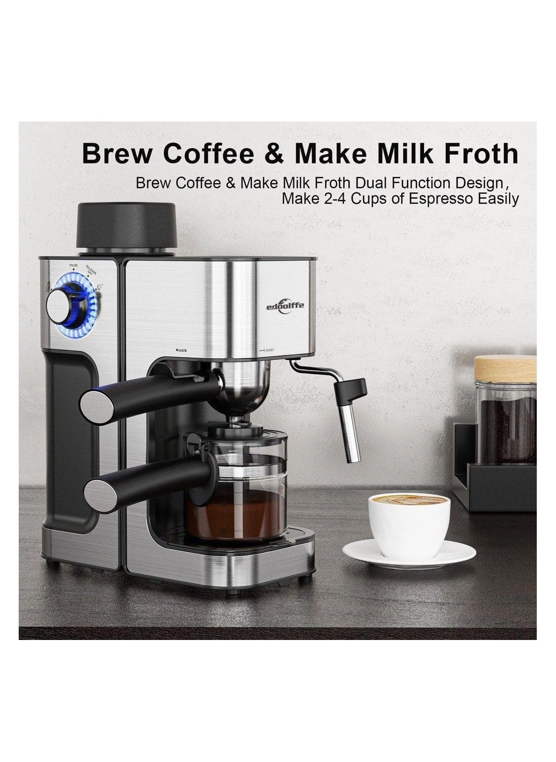 Espresso Maker & Milk MD2006