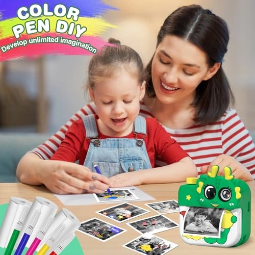 Kids Camera Instant Print - 2.4'' 1080P 32GB