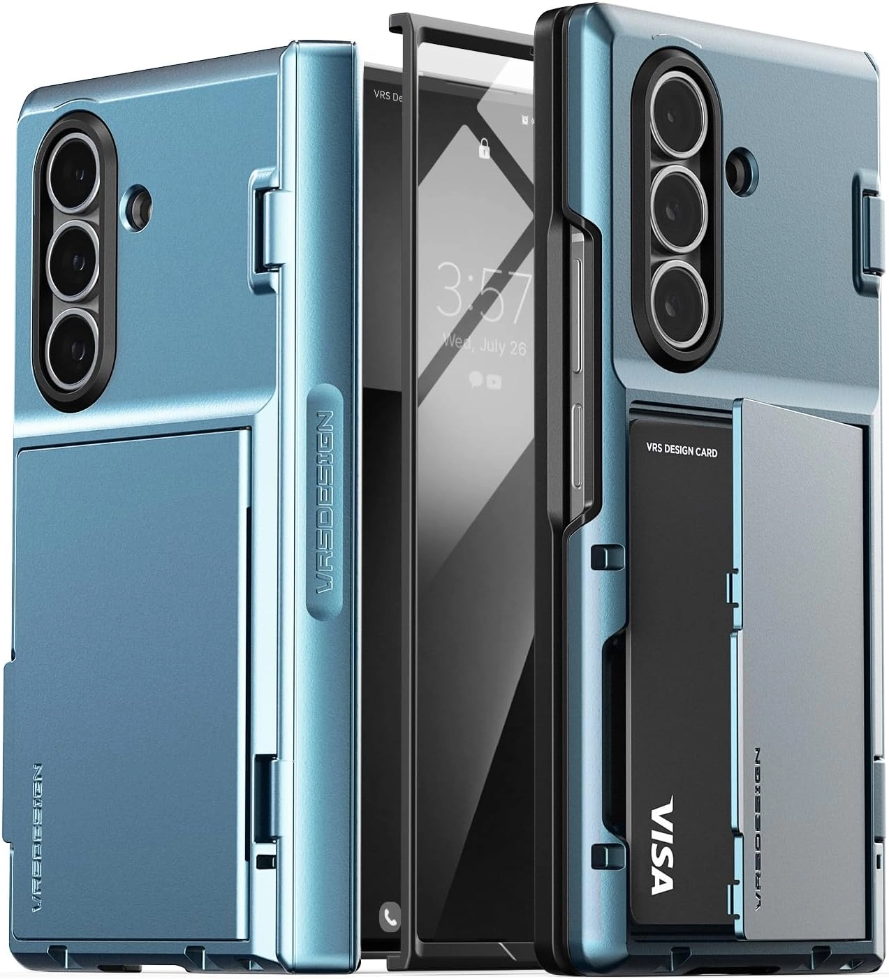 VRS Design Terra Guard Modern Go case cover wallet for Samsung Galaxy Z Fold 7 - TPU Polycarbonate